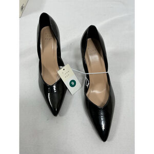 Womans New A New Day Amy Stiletto Pumps Size 9 Black Side Cut Outs Pointed Toe